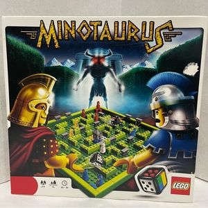 Lego Minotaurus 3841 Buildable Building Brick Board Game with Booklets**Read**
